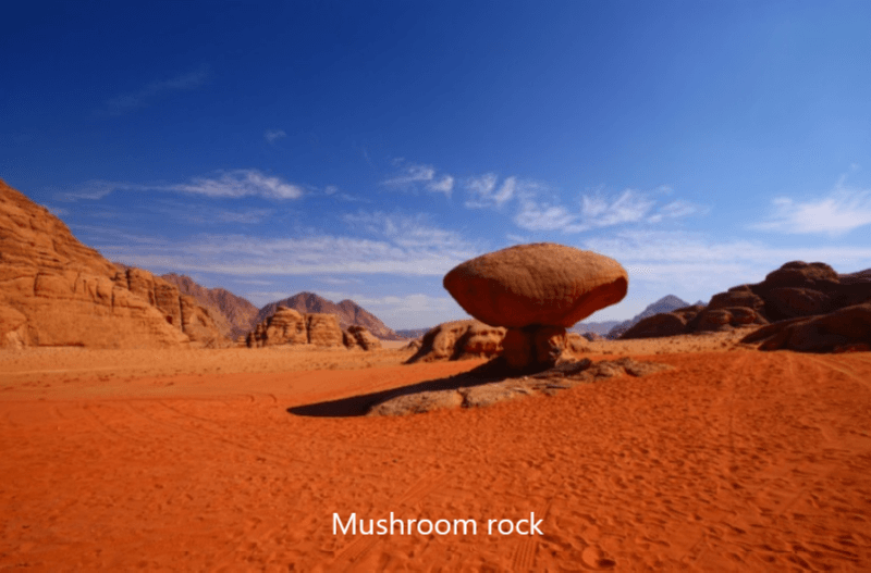 Mushroom Rock Wadi Rum Jordan